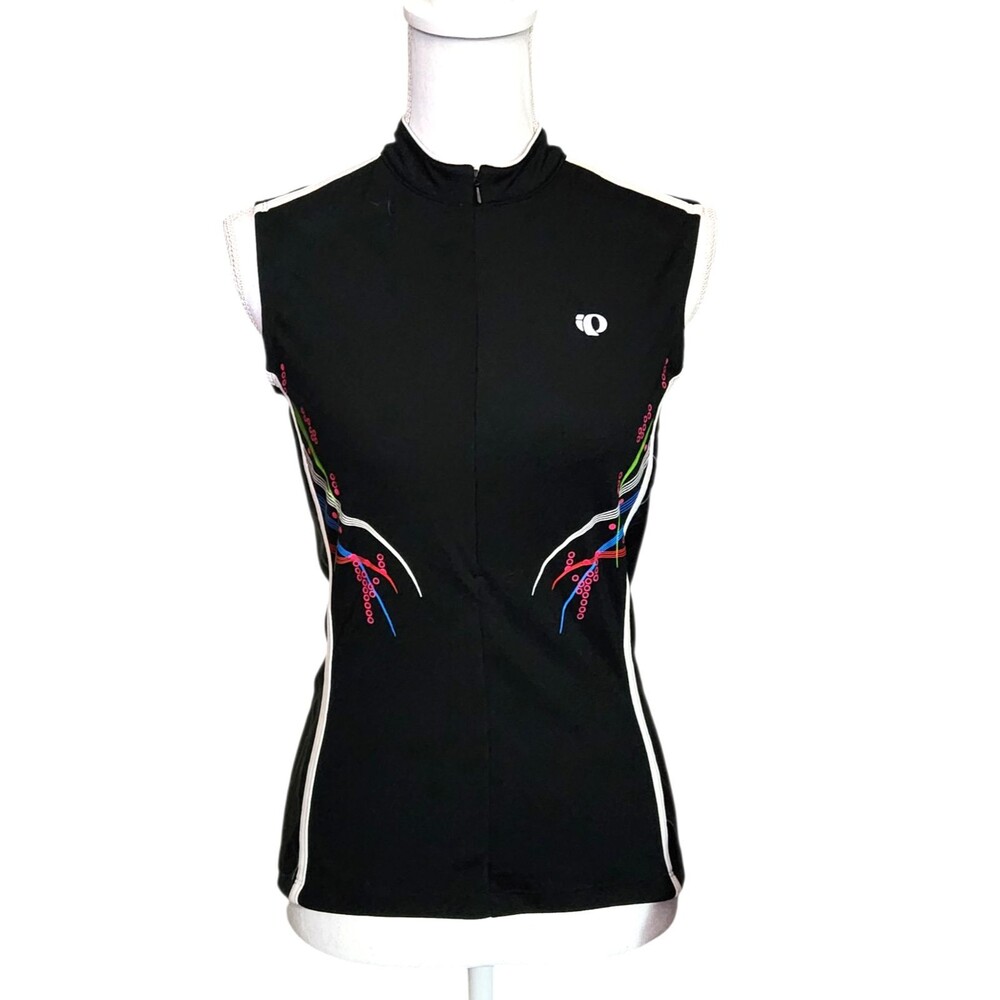 Pearl Izumi Select Cycling Jersey Sleeveless Black w/ Colorful Graphic Size M
